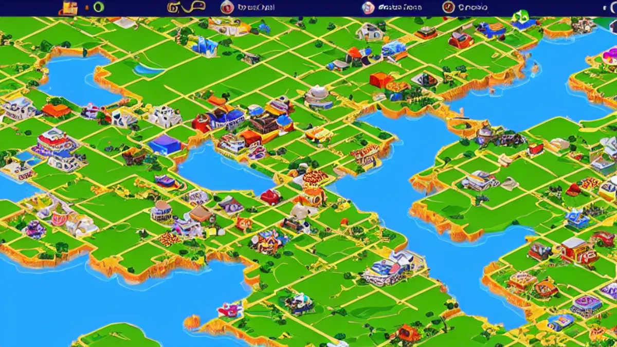Player learning how to play Lagos Life Game on browser with Lagos map and landmarks